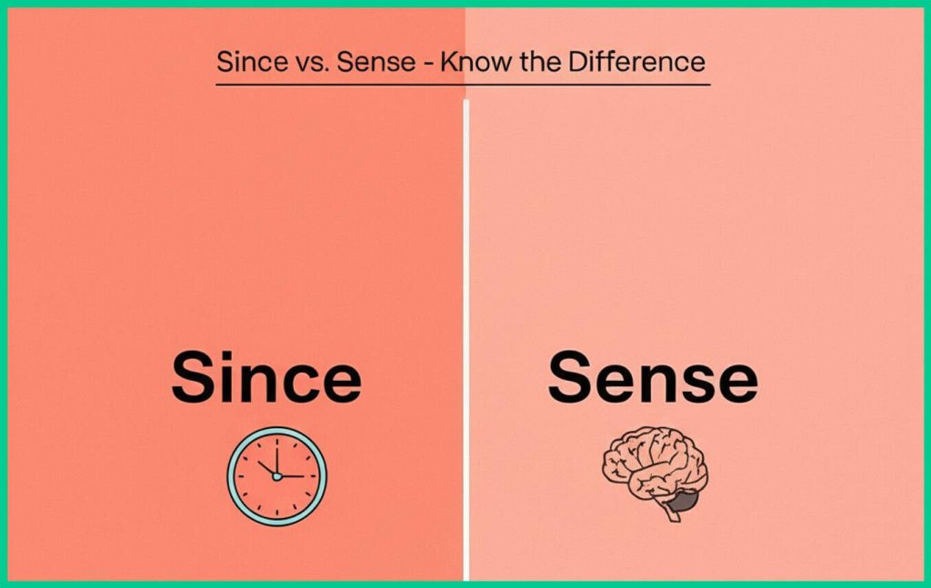 Sense vs Since