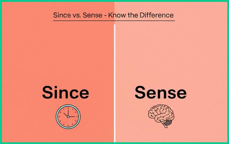 Sense vs Since