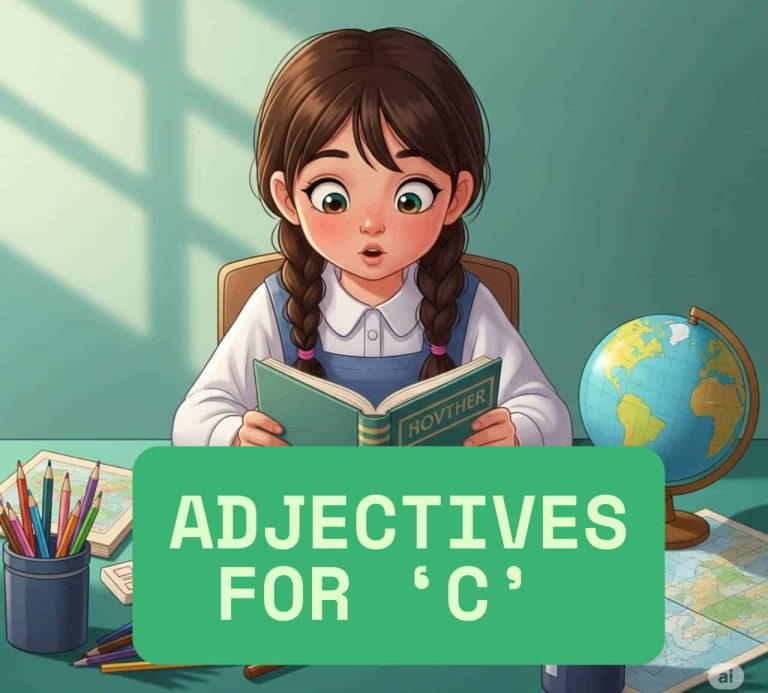 Adjectives for J
