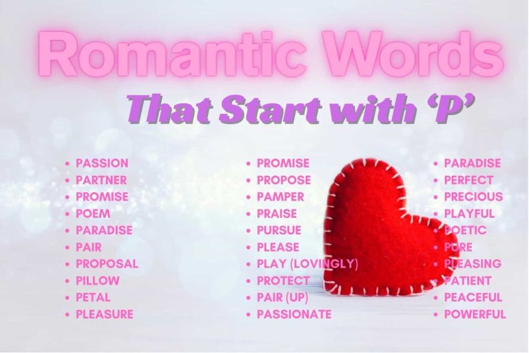 Romantic Words That Start with P