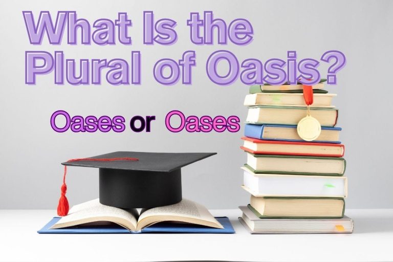What Is the Plural of Oasis
