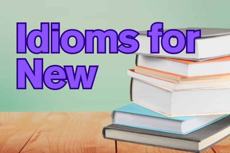 Idioms for New